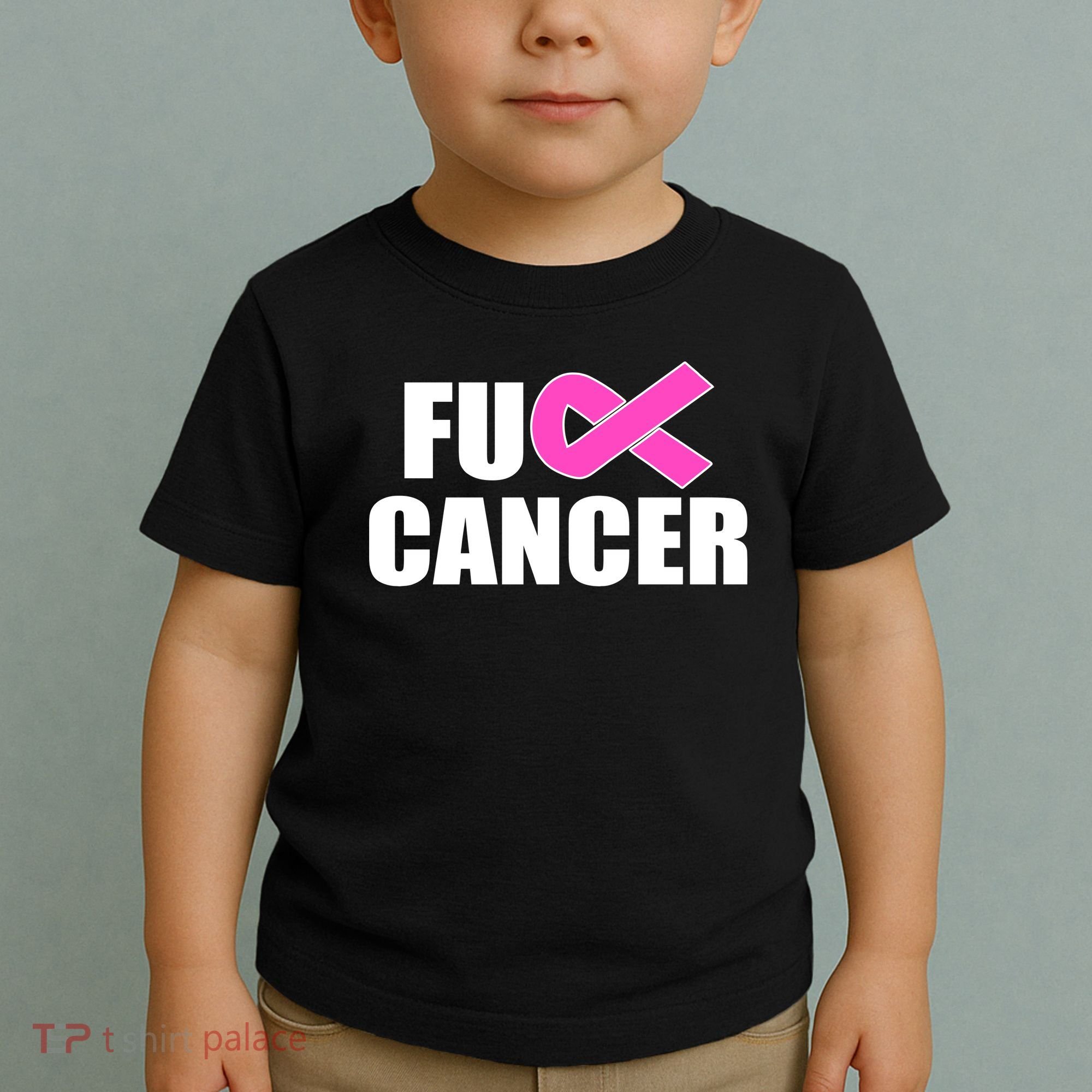 F*ck Breast Cancer Fight Logo Toddler T-Shirt