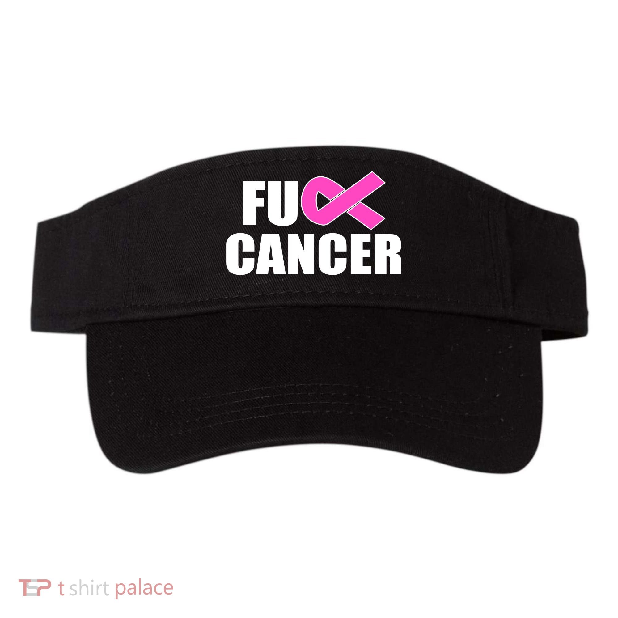 F*ck Breast Cancer Fight Logo Visor