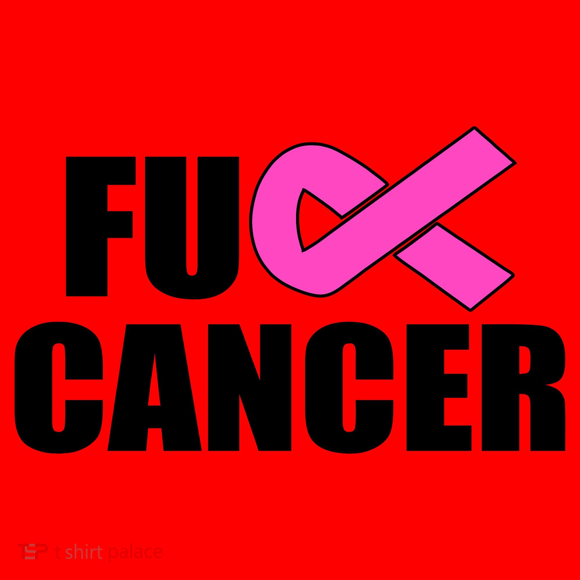 F*ck Breast Cancer Fight Logo Santa Hat