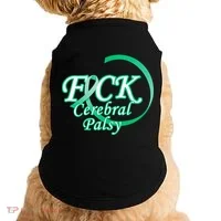 F*ck Cerebral Palsy Doggie Tank thumb 0