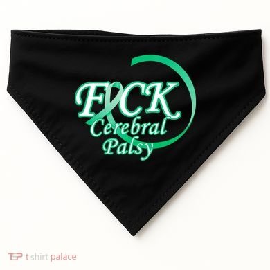 F*ck Cerebral Palsy USA-Made Doggie Bandana