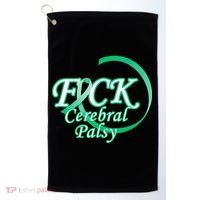 F*ck Cerebral Palsy Golf Towel thumb 0