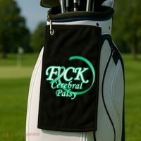 F*ck Cerebral Palsy Golf Towel thumb 2