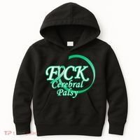 F*ck Cerebral Palsy Kids Hoodie thumb 0