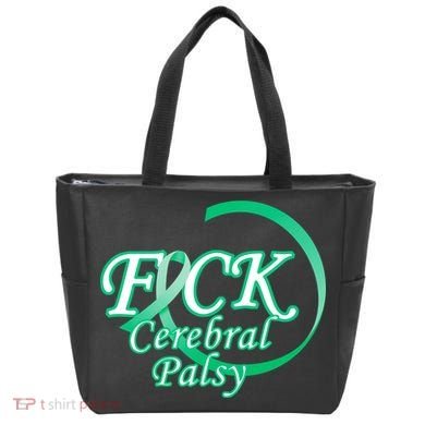 F*ck Cerebral Palsy Tote Bag