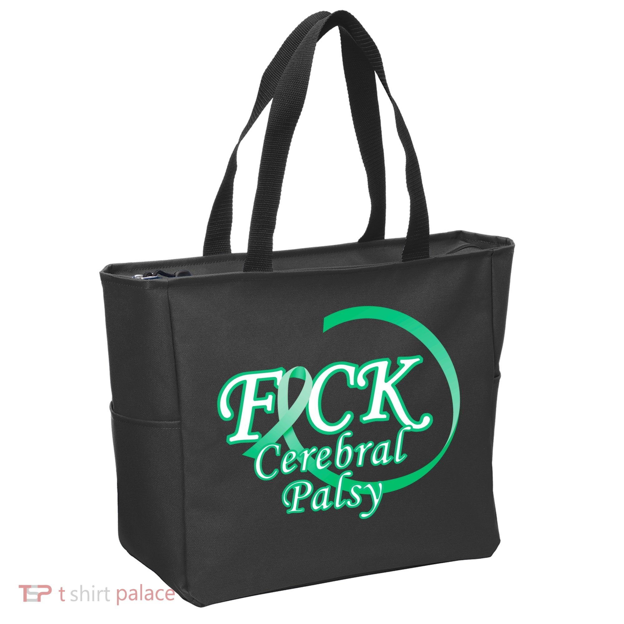 F*ck Cerebral Palsy Tote Bag