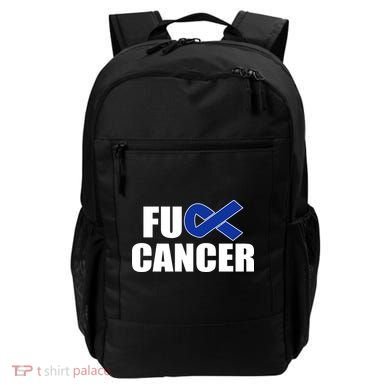 F*ck Colon Cancer Fight Logo Backpack