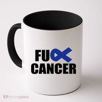 F*ck Colon Cancer Fight Logo Coffee Mug thumb 0
