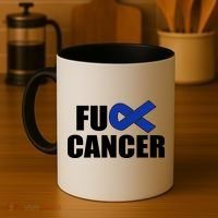 F*ck Colon Cancer Fight Logo Coffee Mug thumb 4