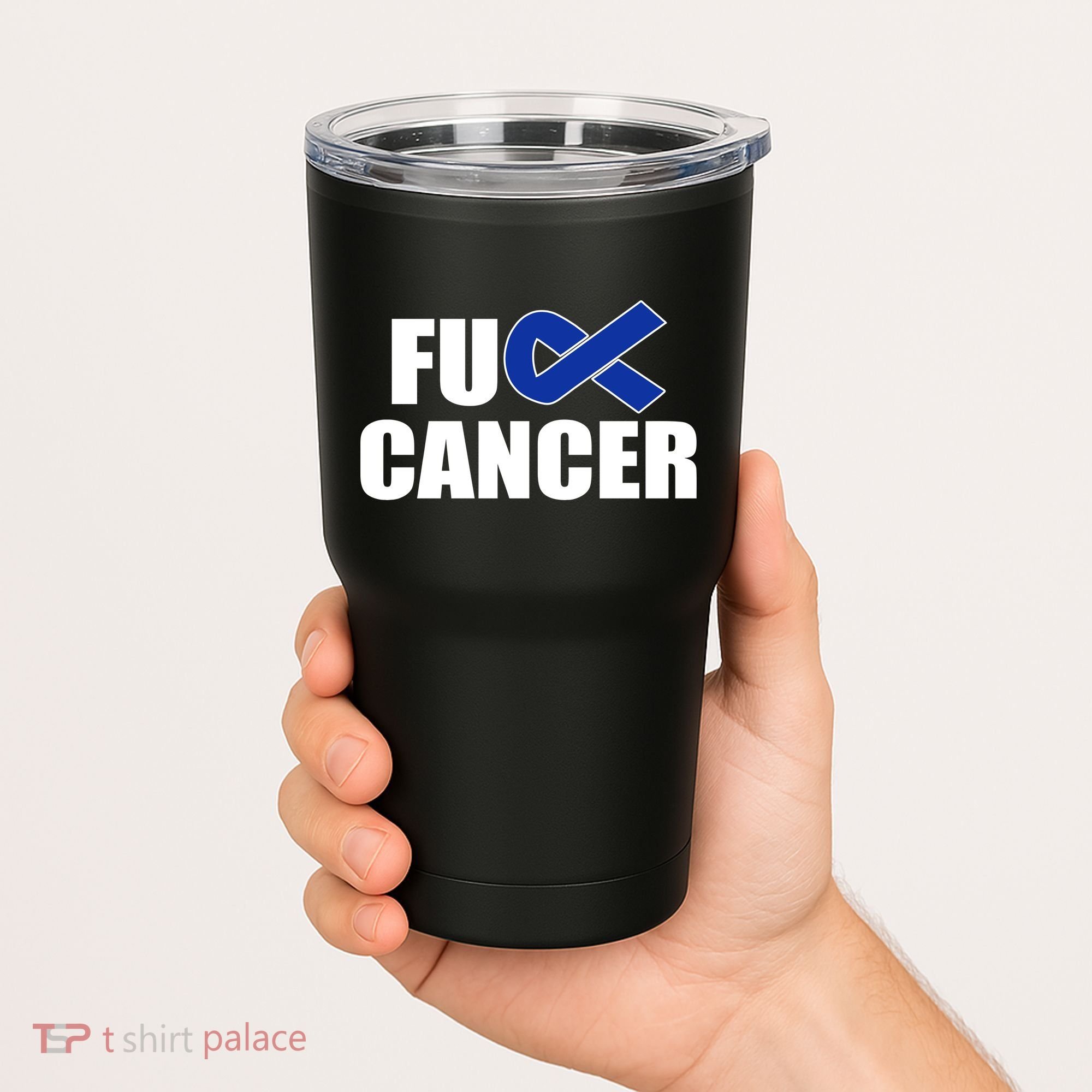 F*ck Colon Cancer Fight Logo Tumbler