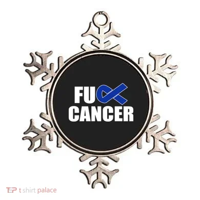 F*ck Colon Cancer Fight Logo Ornament