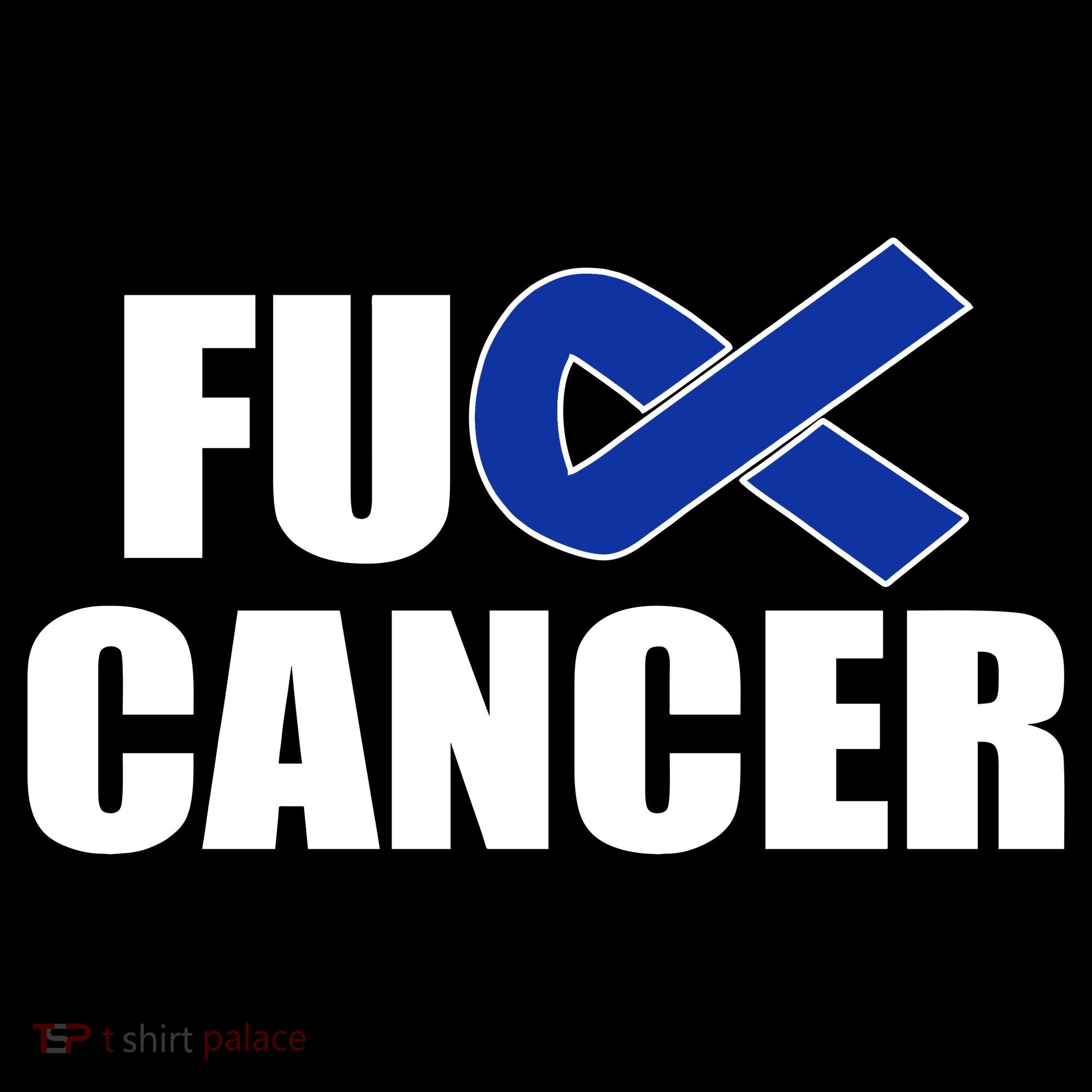 F*ck Colon Cancer Fight Logo Ornament