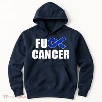 F*ck Colon Cancer Fight Logo Hoodie thumb 0