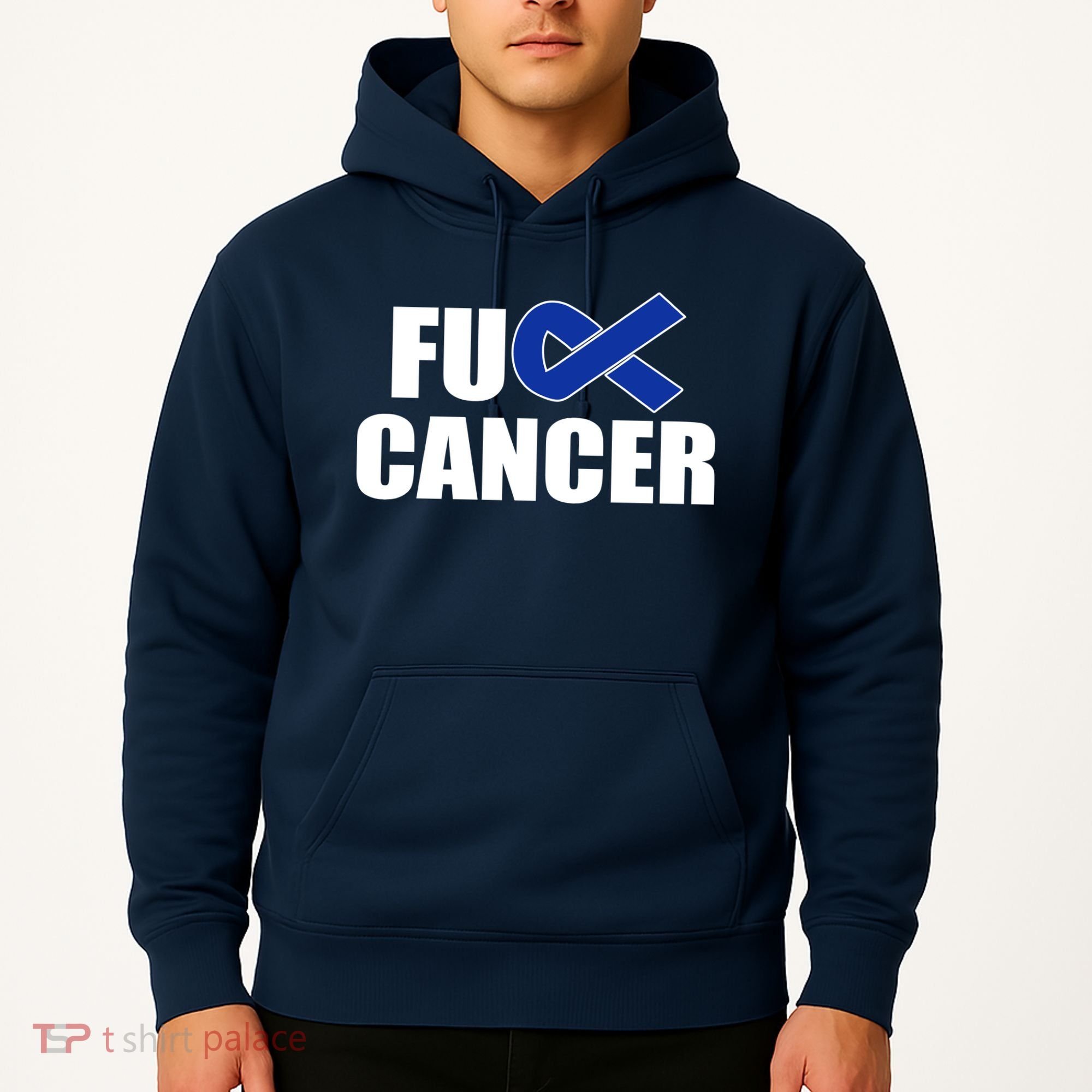 F*ck Colon Cancer Fight Logo Hoodie