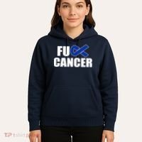 F*ck Colon Cancer Fight Logo Hoodie thumb 5