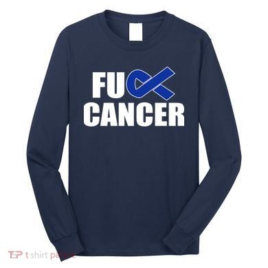 F*ck Colon Cancer Fight Logo Long Sleeve Shirt