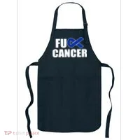 F*ck Colon Cancer Fight Logo Apron thumb 0