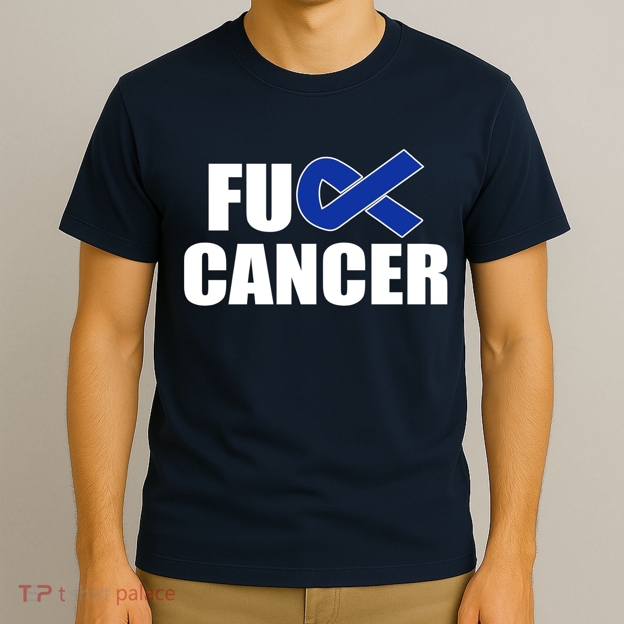 F*ck Colon Cancer Fight Logo T-Shirt