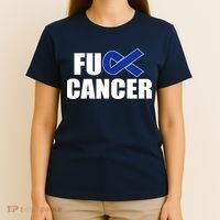 F*ck Colon Cancer Fight Logo T-Shirt thumb 4