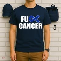 F*ck Colon Cancer Fight Logo T-Shirt thumb 6