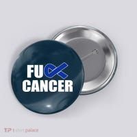 F*ck Colon Cancer Fight Logo Button thumb 0