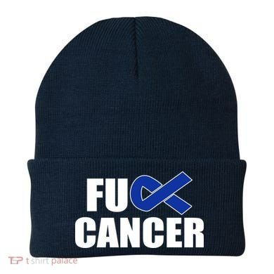 F*ck Colon Cancer Fight Logo Beanie