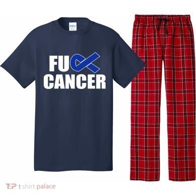 F*ck Colon Cancer Fight Logo Pajama Set