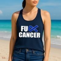 F*ck Colon Cancer Fight Logo Women's Tank Top thumb 2