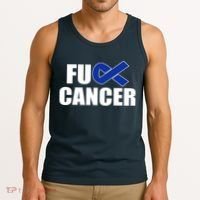 F*ck Colon Cancer Fight Logo Tank Top thumb 3