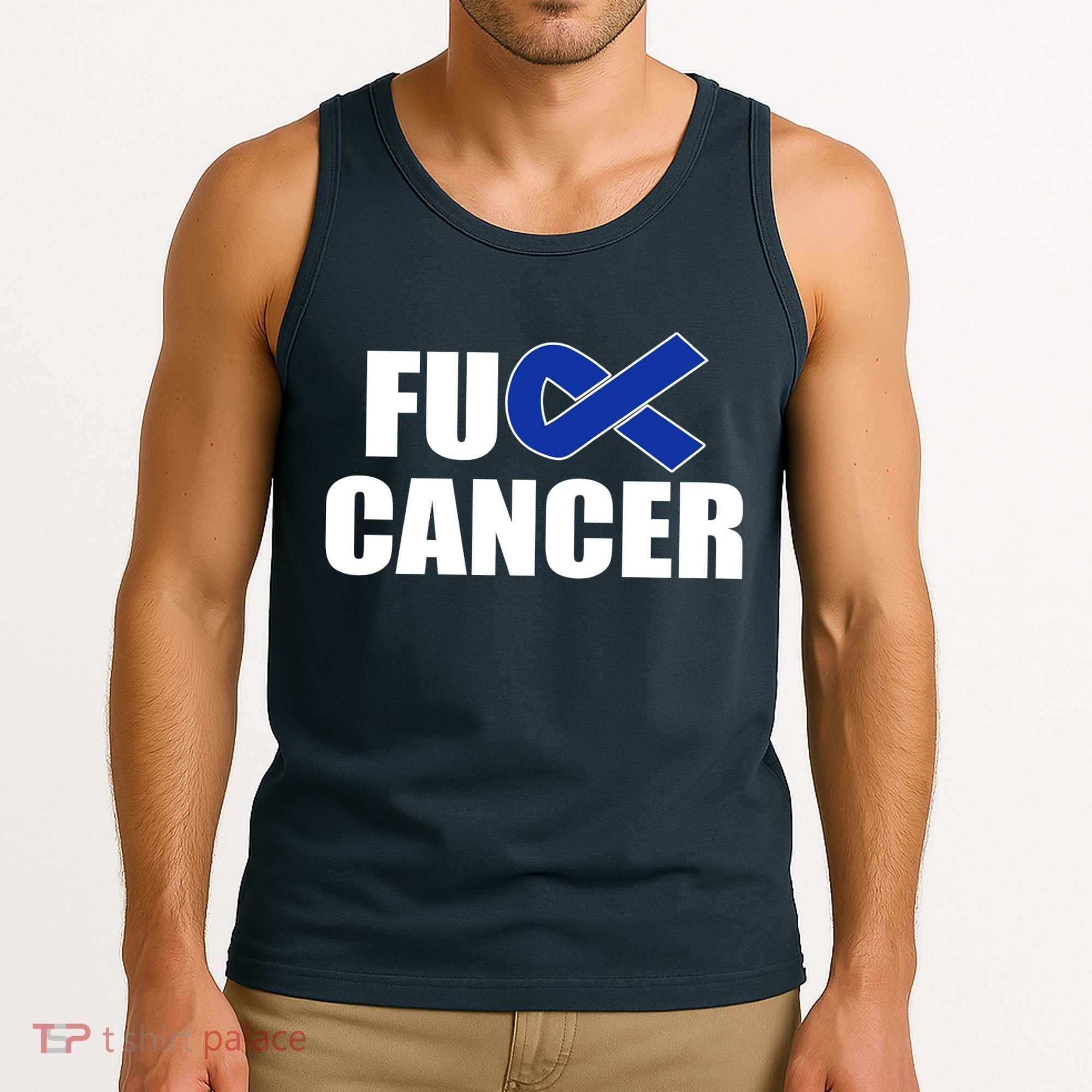 F*ck Colon Cancer Fight Logo Tank Top