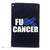 F*ck Colon Cancer Fight Logo Golf Towel thumb 0