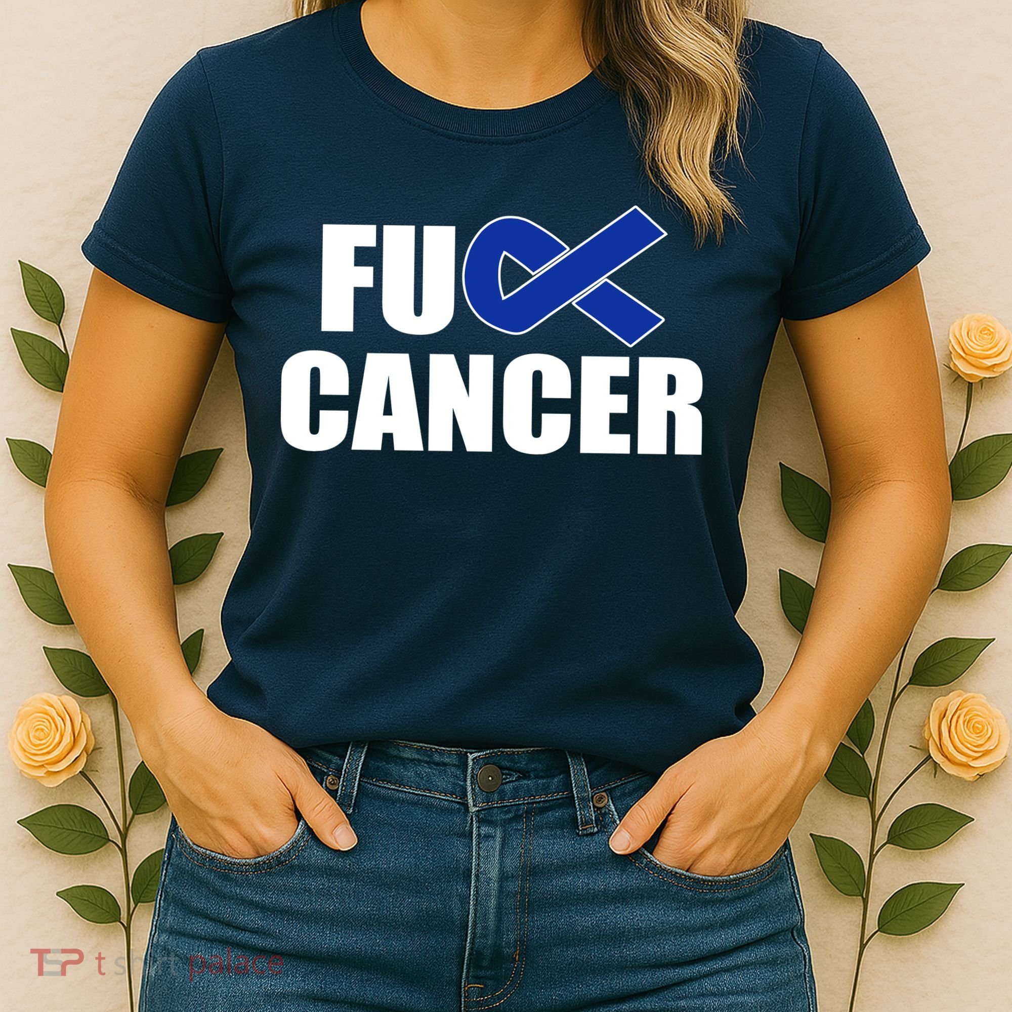 F*ck Colon Cancer Fight Logo Women's T-Shirt