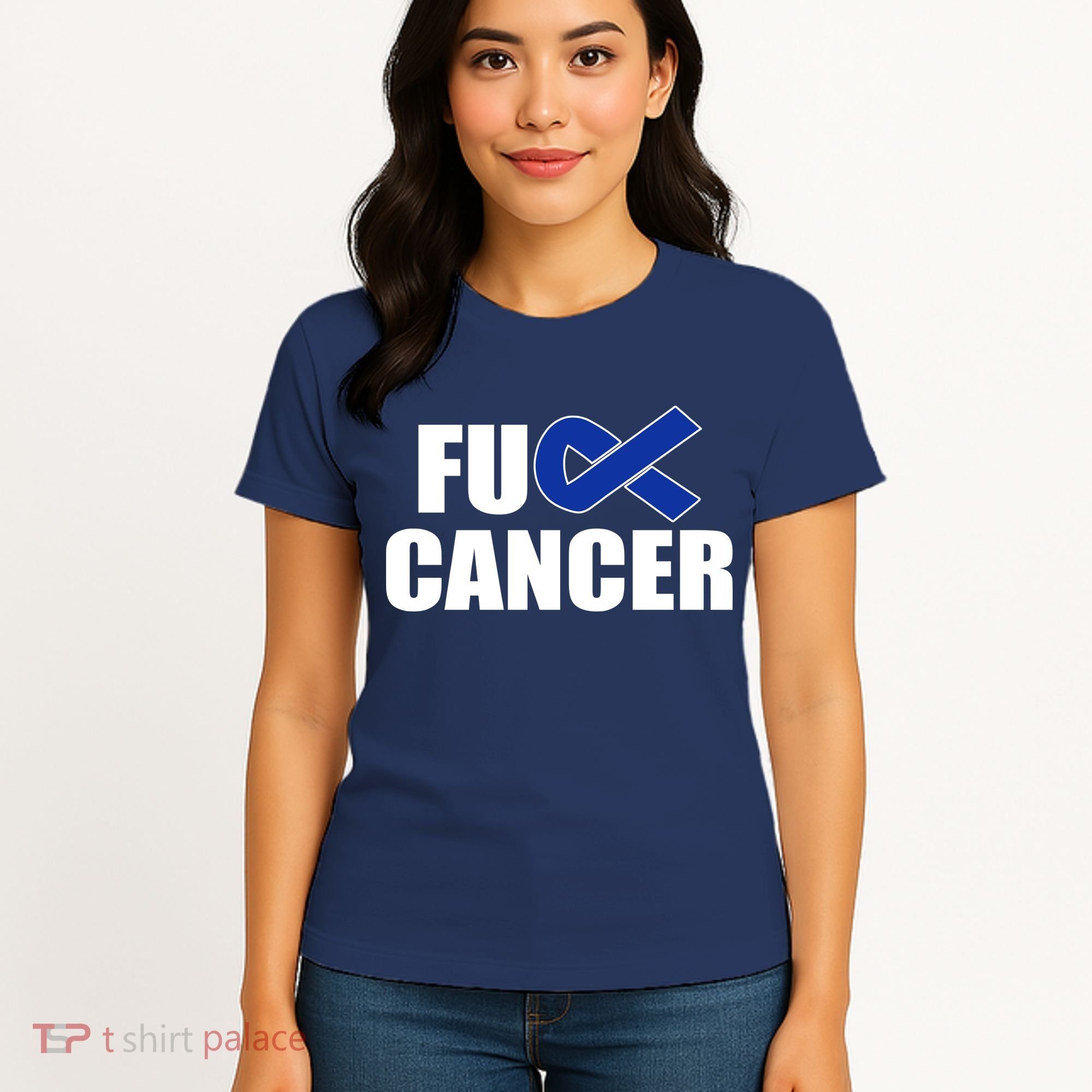 F*ck Colon Cancer Fight Logo Women's T-Shirt