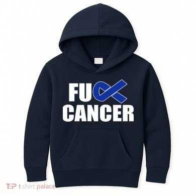 F*ck Colon Cancer Fight Logo Kids Hoodie