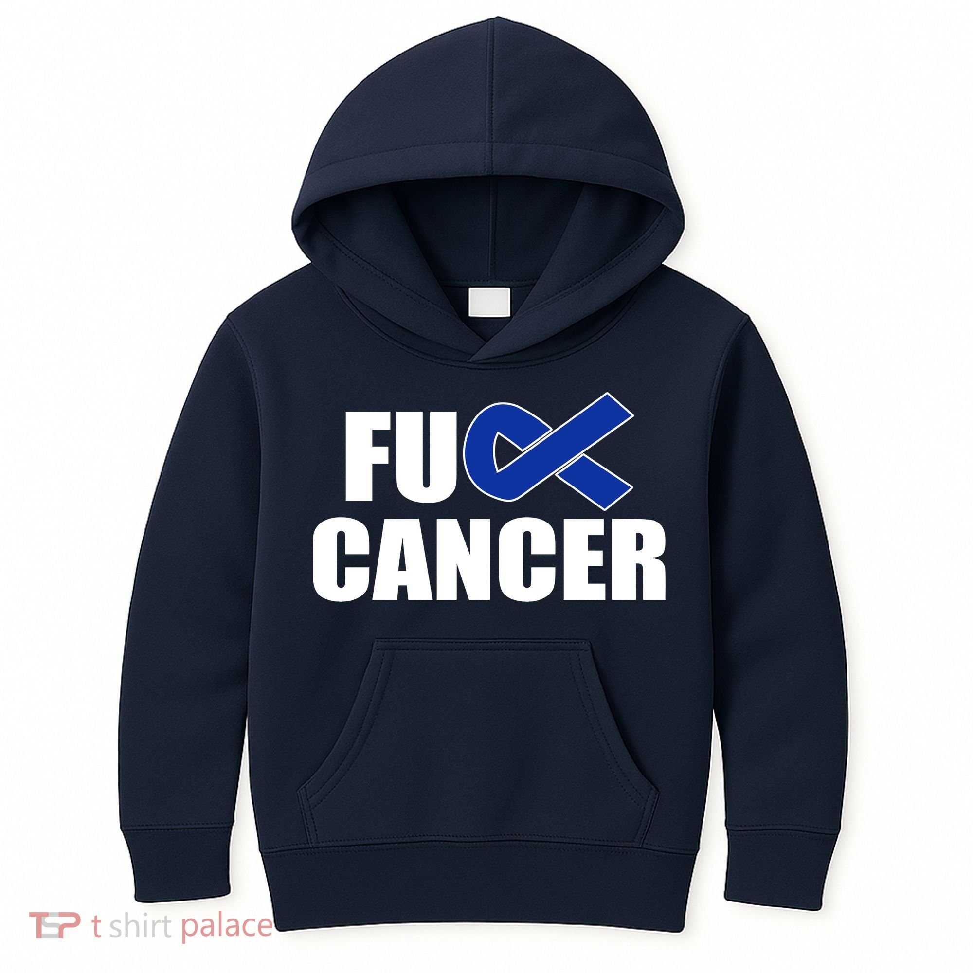 F*ck Colon Cancer Fight Logo Kids Hoodie