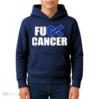 F*ck Colon Cancer Fight Logo Kids Hoodie thumb 4