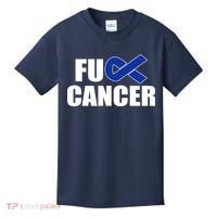 F*ck Colon Cancer Fight Logo Kids T-Shirt thumb 0