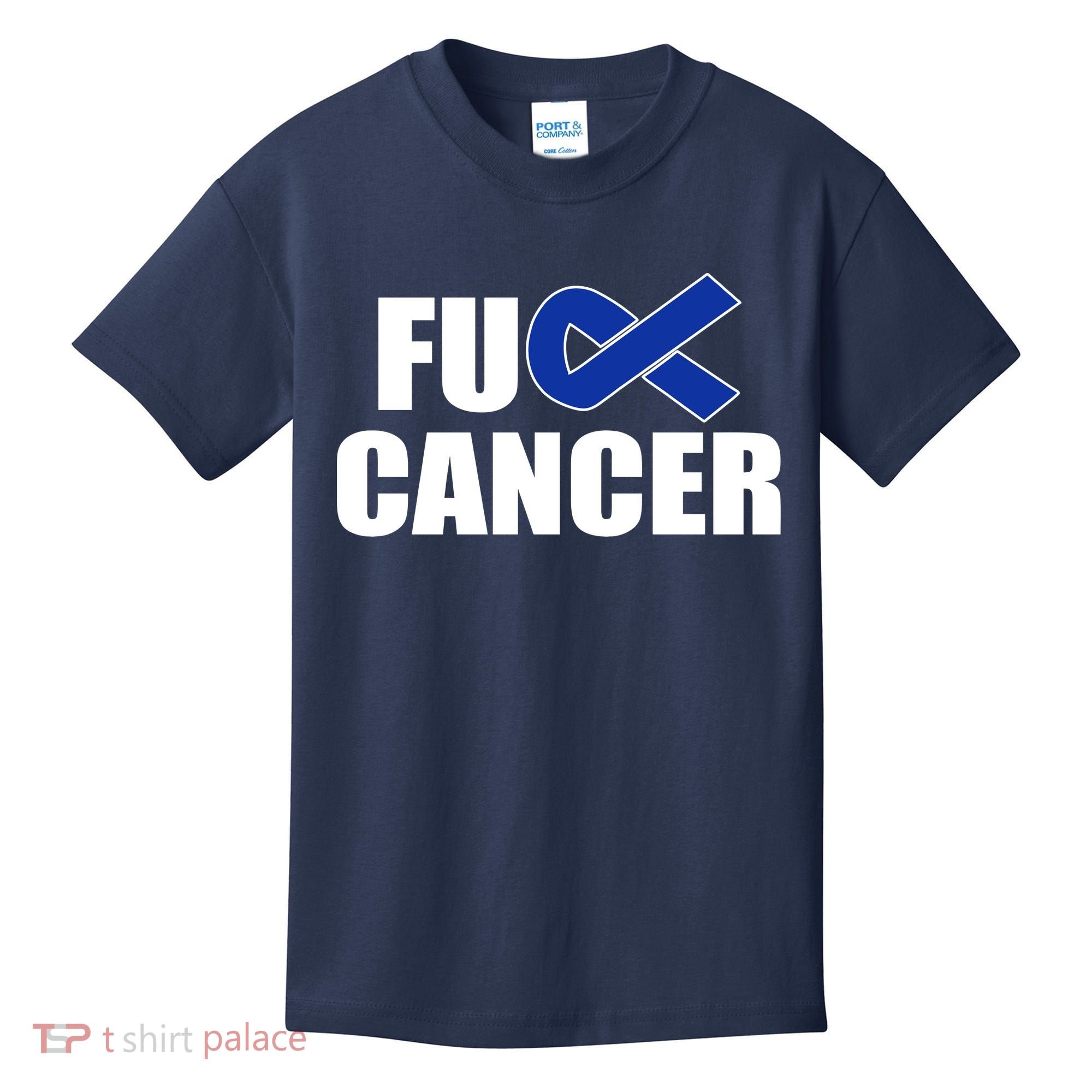 F*ck Colon Cancer Fight Logo Kids T-Shirt