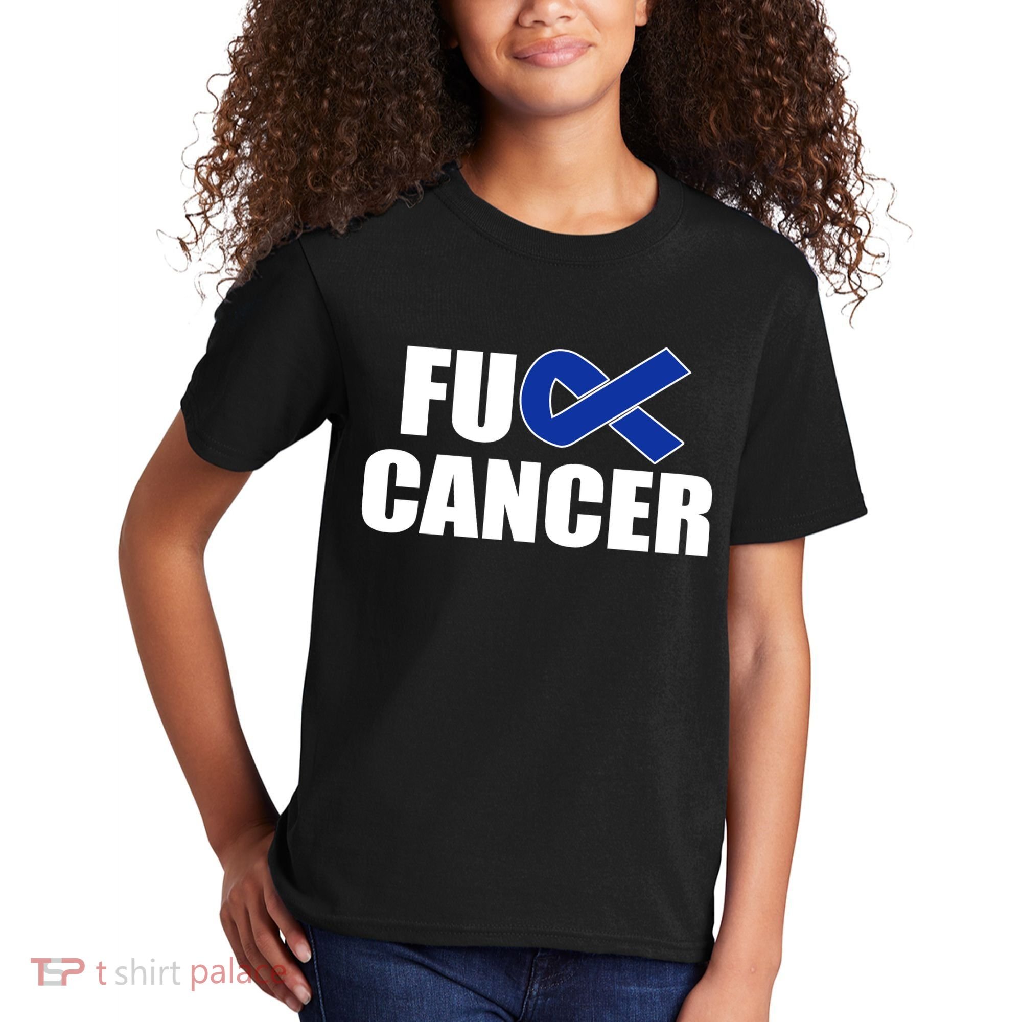 F*ck Colon Cancer Fight Logo Kids T-Shirt