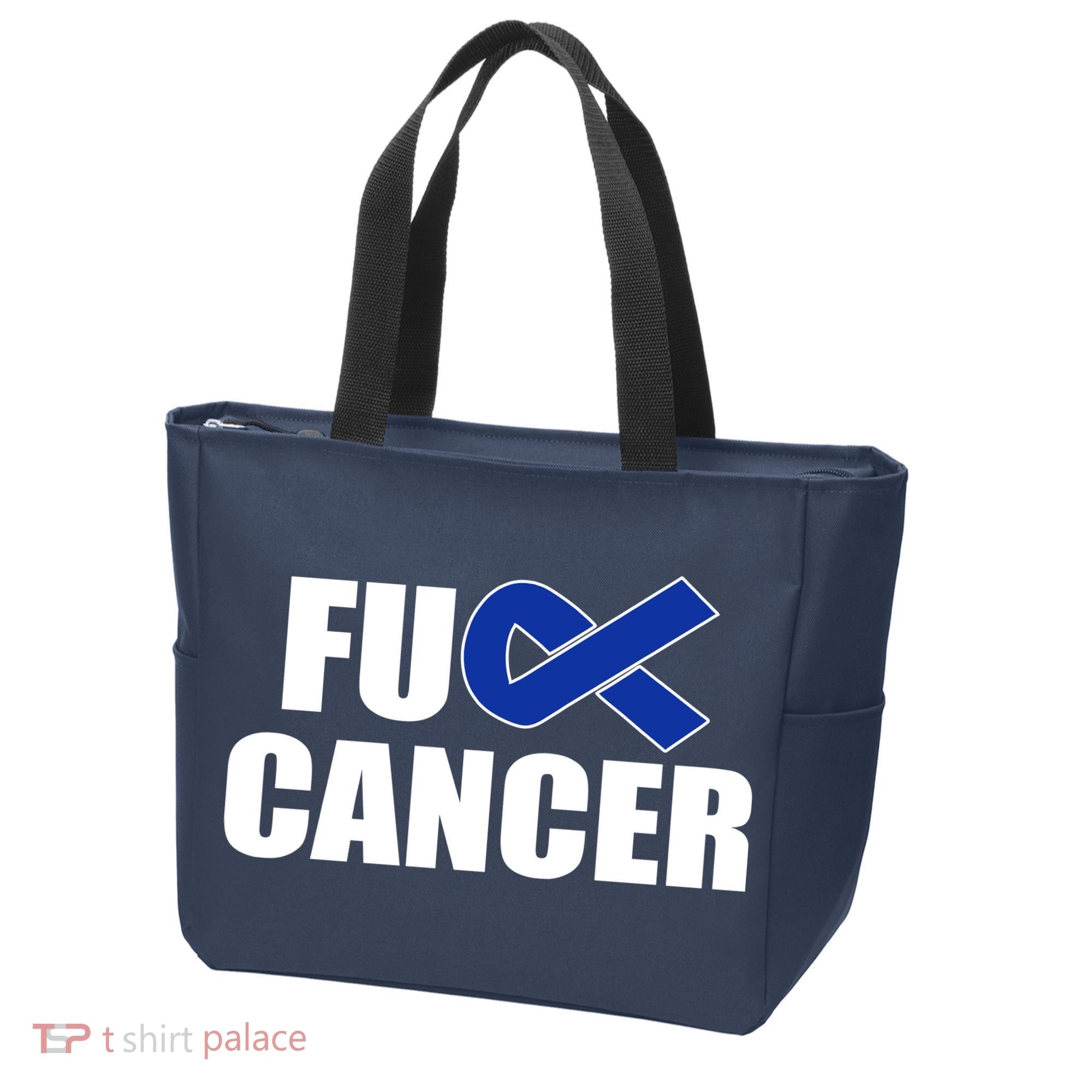 F*ck Colon Cancer Fight Logo Tote Bag