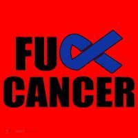 F*ck Colon Cancer Fight Logo Santa Hat thumb 1