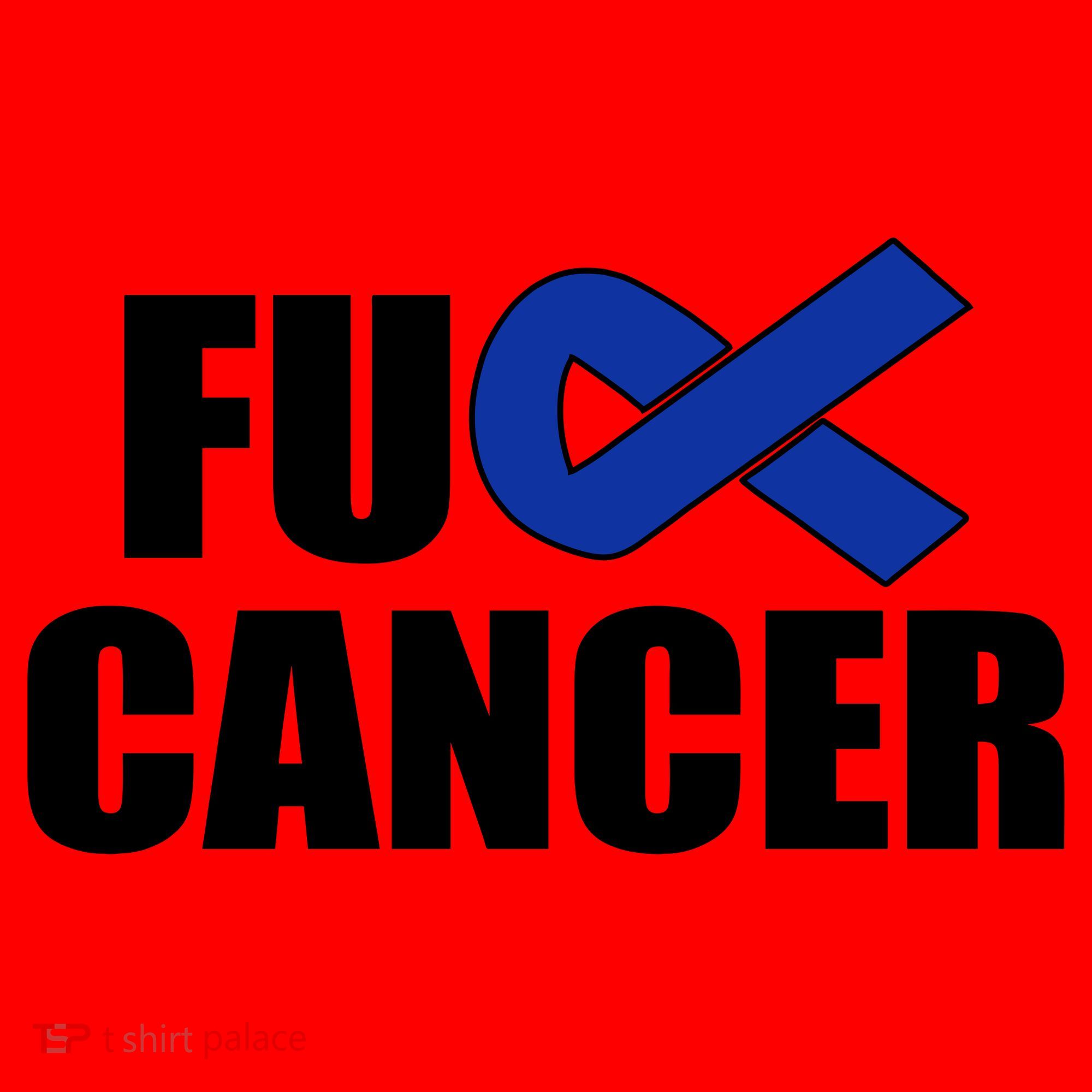F*ck Colon Cancer Fight Logo Santa Hat