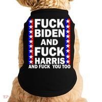 F*ck Kamala Harris and F Joe Biden Doggie Tank thumb 0
