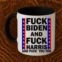 F*ck Kamala Harris and F Joe Biden Coffee Mug thumb 2
