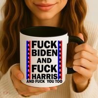 F*ck Kamala Harris and F Joe Biden Coffee Mug thumb 3