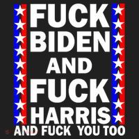 F*ck Kamala Harris and F Joe Biden Beanie thumb 2
