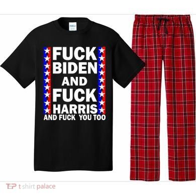 F*ck Kamala Harris and F Joe Biden Pajama Set