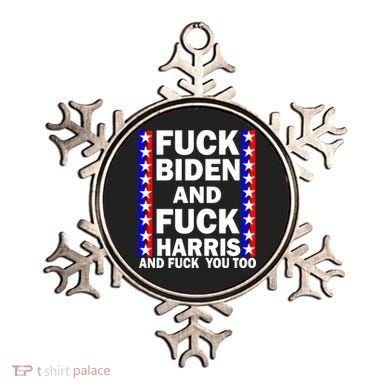 F*ck Kamala Harris and F Joe Biden Ornament