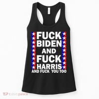 F*ck Kamala Harris and F Joe Biden Women's Tank Top thumb 0
