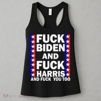 F*ck Kamala Harris and F Joe Biden Women's Tank Top thumb 3